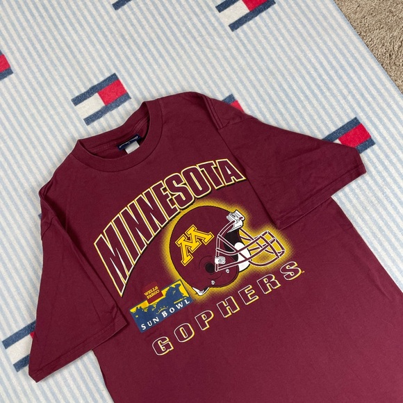 Jansport University of Minnesota Golden Gophers short sleeve tee shirt Football - Picture 4 of 10
